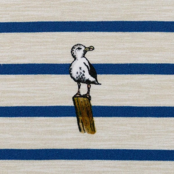 66 cm French Terry-Panel kollektion "Ahoi" eller "Moin"