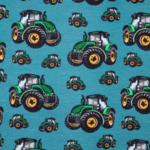 Bomuldsjersey “Mattes" Traktor