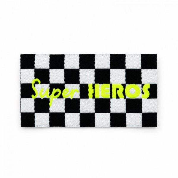 Label "Super Heros" 45 x 25 mm