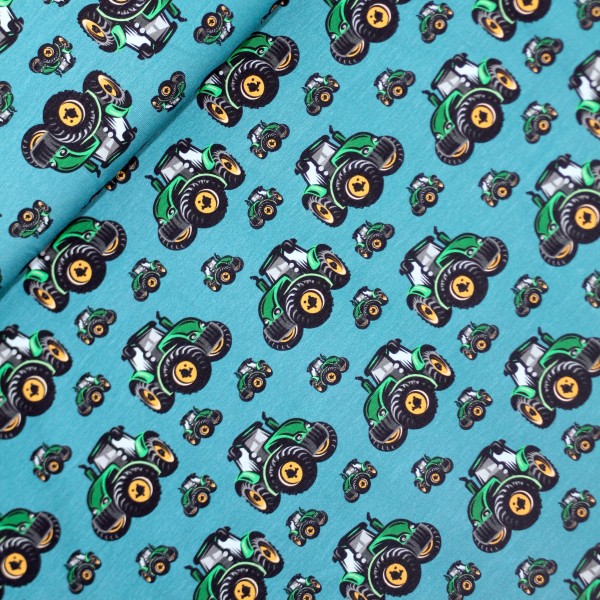 Bomuldsjersey “Mattes" Traktor