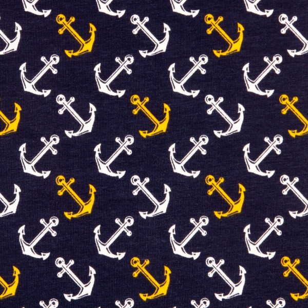 Bomuldsjersey "Anker"