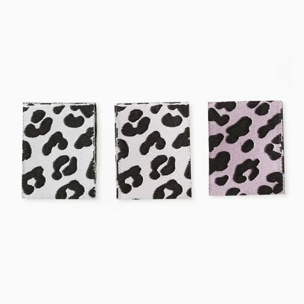 Klapp-Weblabel Kollektion "Leo" 17 x 22 mm