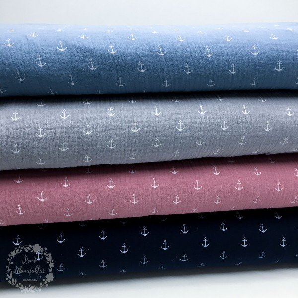 Double Gauze kollektion med anker - designed for you by POPPY