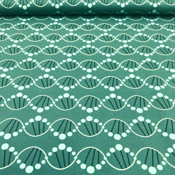 50cm Bomuldsjersey "Liike" petrol