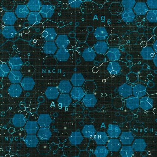 Bomuld "Science Fair 4" by Robert Kaufman