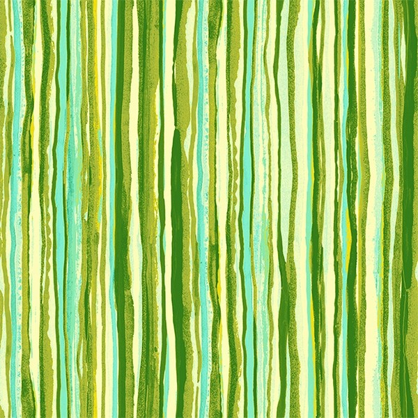 Bomuld "Citrus Garden - Fancy Stripes OL4" by RJR Fabrics