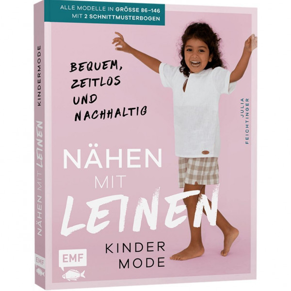 Bog “Nähen mit Leinen - Kindermode" str 86 - 140