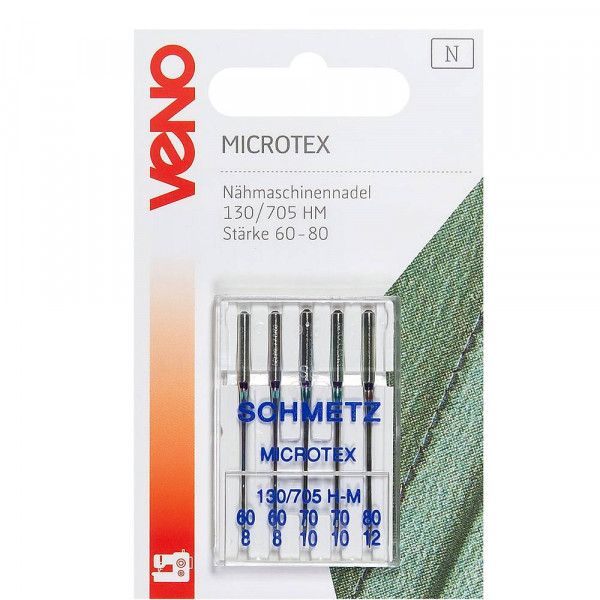 5 Microtex Maskinnåle 60 - 80