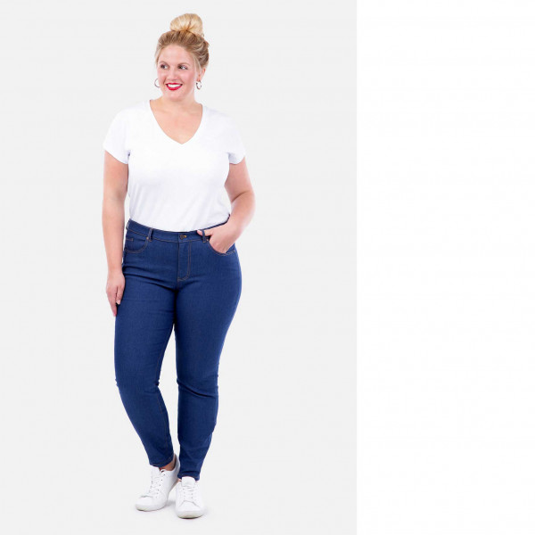 Papierschnittmuster "Jeans 3 & Jeans 4 high waist" von pattydoo Damen Gr. 32 - 54