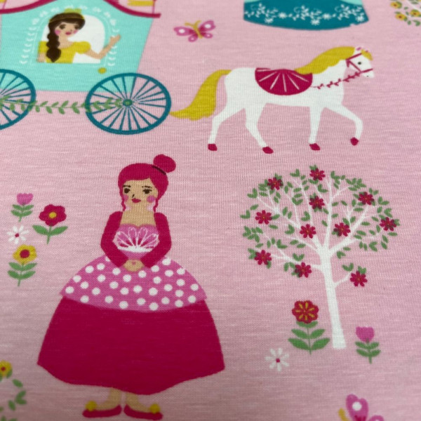 1 m Baumwolljersey "Meine kleine Prinzessin"