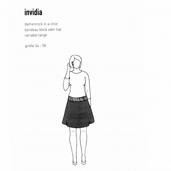 Snitmønster Dame-Nedderdel "Invidia" str 34 - 58