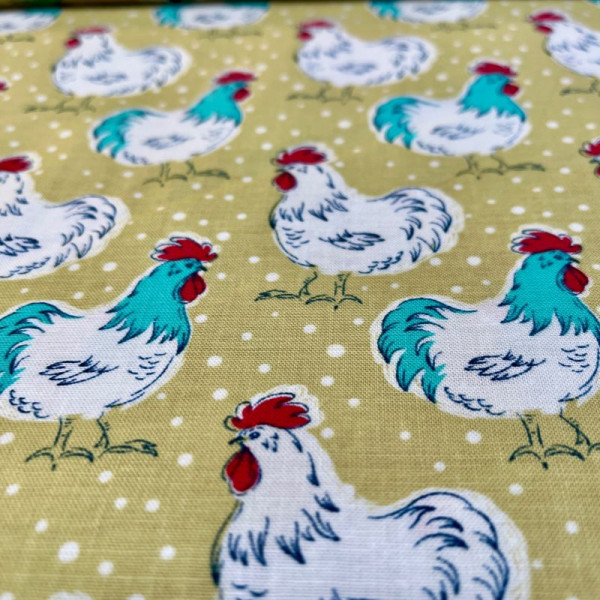 Bomuld "Homestead Life - Chicken Fancy - 51519