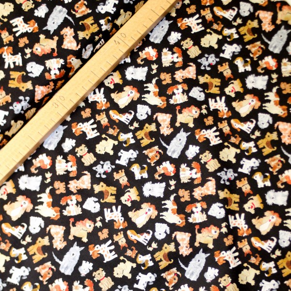 Fat Quarter Minis “Dogs“ fra TimelessTreasures