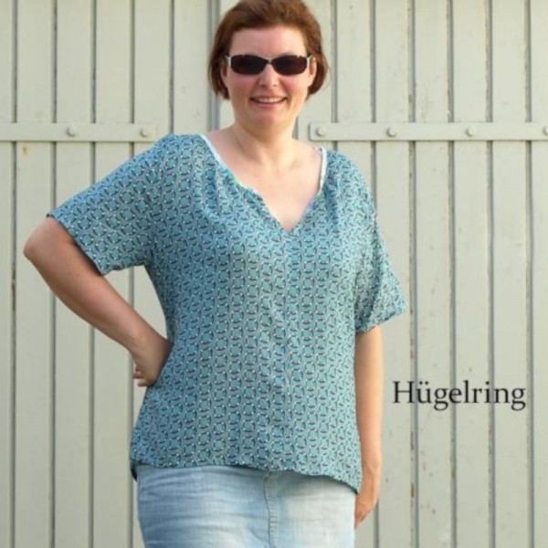 Snitmønster Dame-Shirt “Blusenshirt“ str 34 - 52