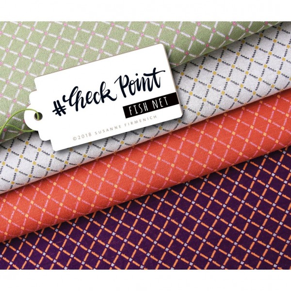 BIO-Jacquard “Check Point“ Fishnet