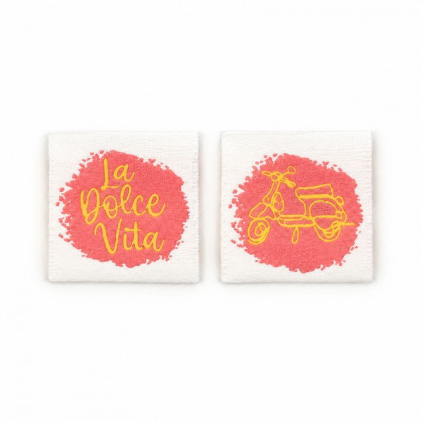 Label "La Dolce Vita" 25 x 25 mm