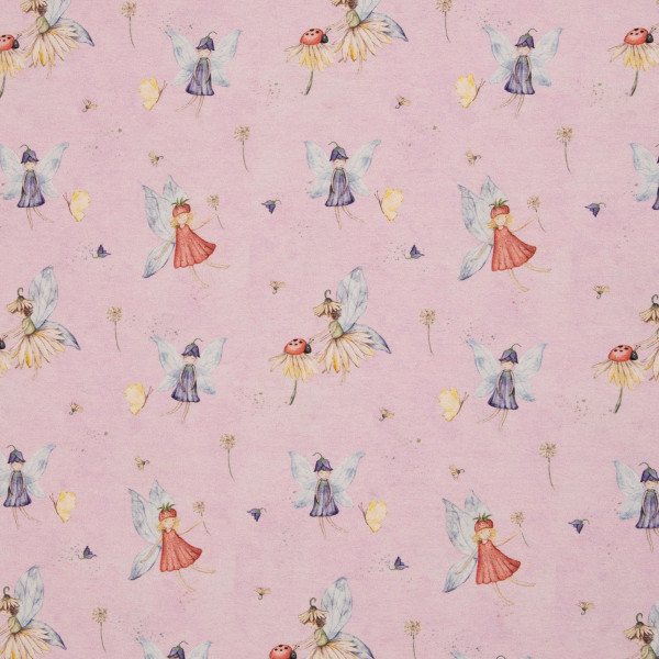 Bomuldsjersey "Miracle" Blomsterfe