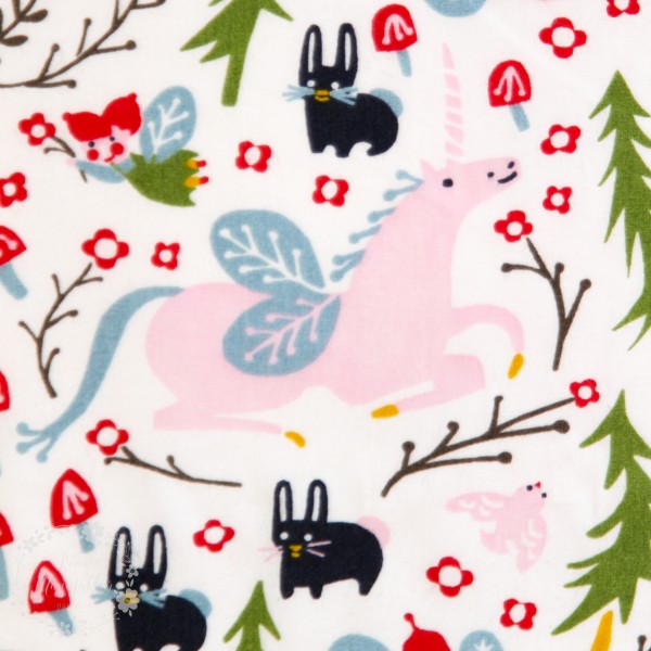 BIO-Bomuld “Folkland“ kb-01-cre fra Birch Fabrics