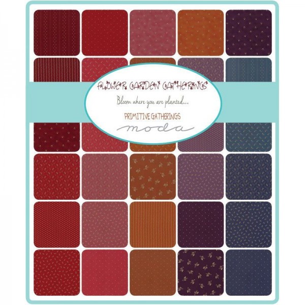 Fat Quarter Bundle "Flower Garden Gatherings" fra moda