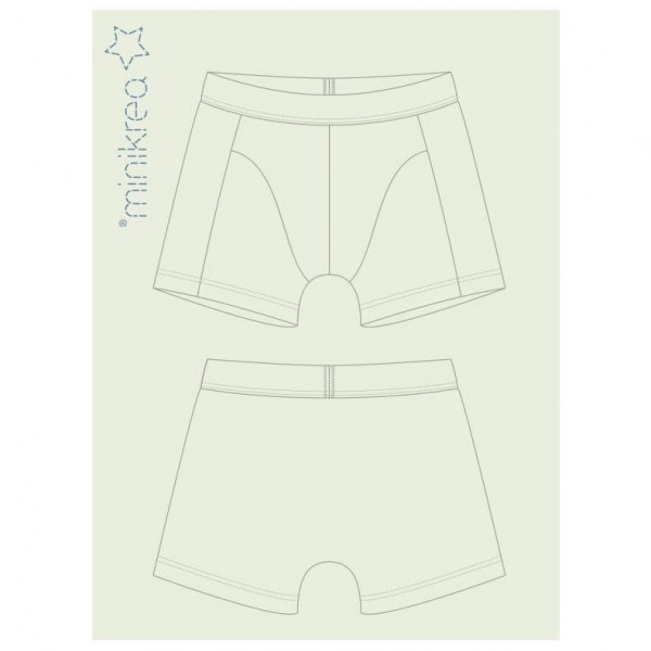 Snitmønster minikrea 114 "Boxershorts" str 4 - 14 Y & S - XXL (Boys and Men)