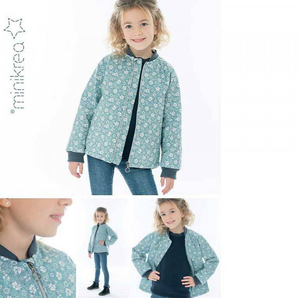 Papierschnittmuster 33500 "Gesteppte Kinderjacke" von minikrea 2 - 12 Jahre (Gr. 92 - 152)