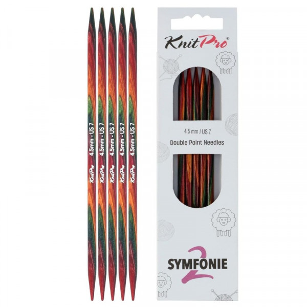 4,5 mm Strømpepinde (20 cm) KnitPro