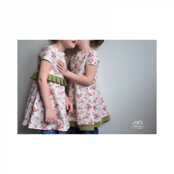 Snitmønster Kids-Kjole “Mini-Frühlingsluft“ str 86 - 152