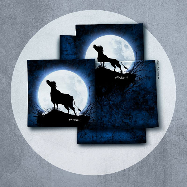 90cm French Terry Panel "Moolight" von Thorsten...