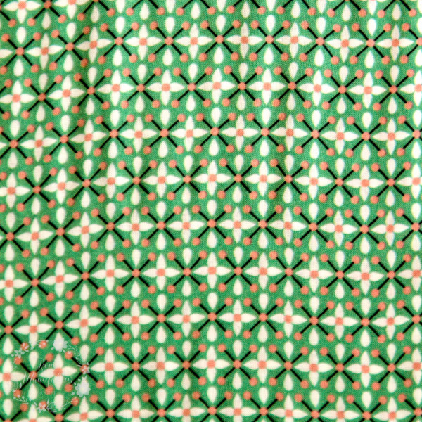 Viskose “Berrydrops“ grøn by jolijou