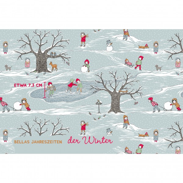 BIO-French Terry “Bellas Jahreszeiten - Winter NEU“