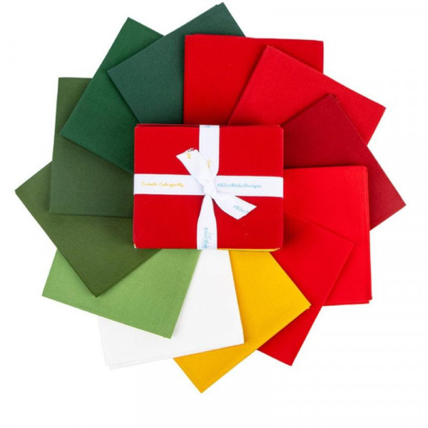 Fat Quarter Bundle “Confetti Cotton Christmas“ fra Riley Blake