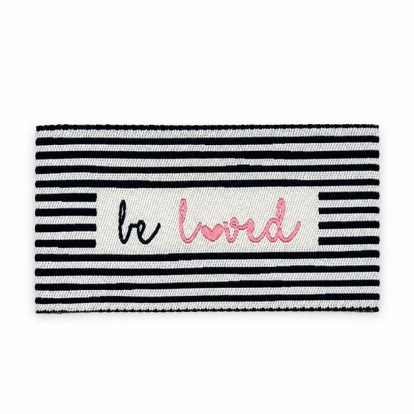 Label "be loved" 45 x 25 mm