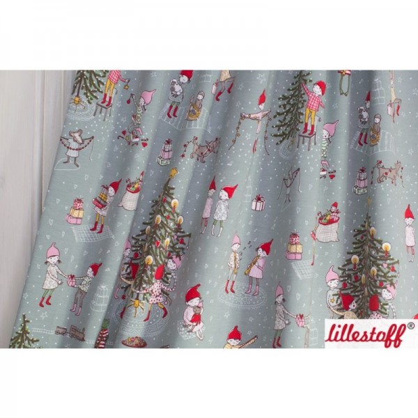 100 cm BIO-French Terry "Wichtelweihnacht" by Susalabim