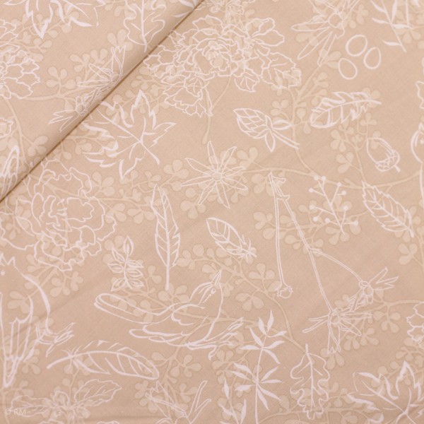 Bomuld "Farmhouse" 14621-BEIGE