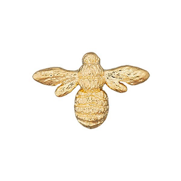 20 mm Oje-Knap “Bi" guld