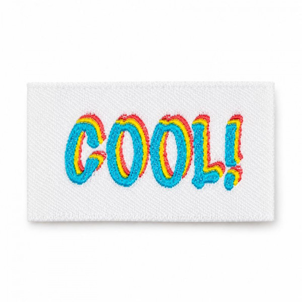 Label "COOL!" 35 x 25 mm