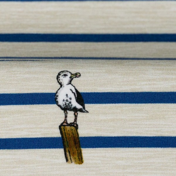 66 cm French Terry-Panel kollektion "Ahoi" eller "Moin"