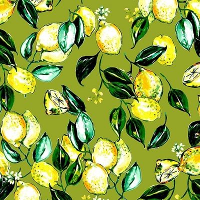 Bomuld "Citrus Garden OL1" by RJR Fabrics