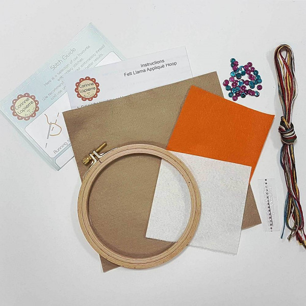 Stickpackung "Llama" von Corinne Lapierre