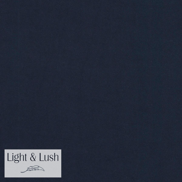 Viscose fra Light & Lush solid col.03 navy