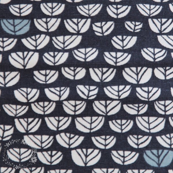 BIO-Interlock-Bomuldsjersey "Hidden Garden" kmi17dus fra Birch Fabrics