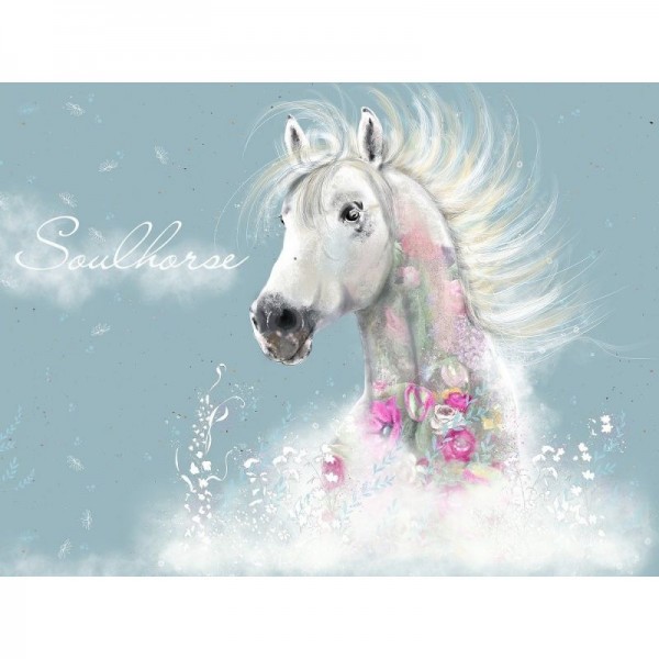 BIO-Jersey Panel "Soulhorse" by Tante Gisi