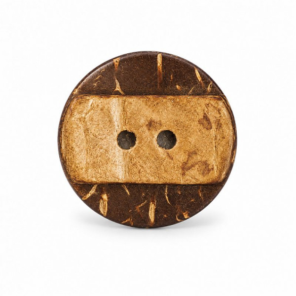 2-hul-kokos-knap 2-farvet Ø ca. 15mm