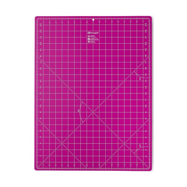 Skæreunderlag fra Prym 45 x 60 cm (inch + cm) pink