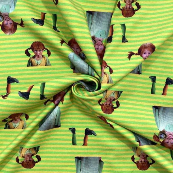Baumwolljersey "Pippi Langstrumpf"