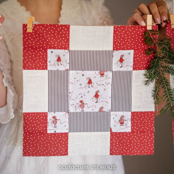 Baumwollstoff "Fadenengel" von acufactum