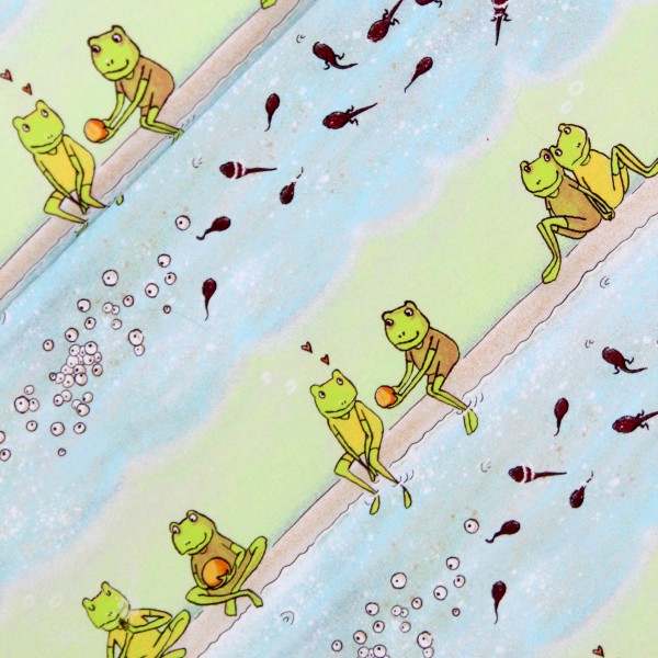 BIO-Bomuldsjersey "Froschliebe" by susalabim