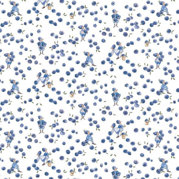 Bomuld "Blaubeerwichtel" fra acufactum