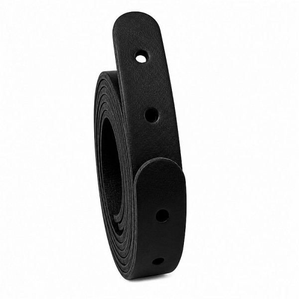 80cm Lederriemen (2 Stück) schwarz mit...
