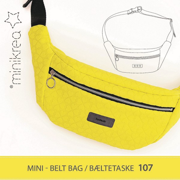 MiniKrea Snitmønster "Bæltetaske" Nr. 107